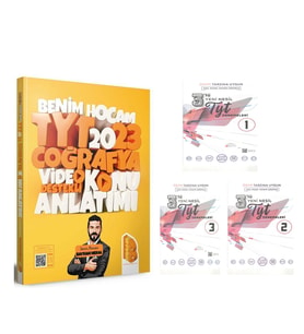 Benim Hocam 2023 TYT Coğrafya Konu ve 2021 Model TYT 3 Lü Deneme Seti 4 Kitap