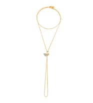 925 Ayar Gümüş Minimal Kuğu Şahmeran (Gold)