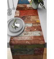 Çok Renkli Modern Temalı Premium Masa Örtüsü Runner RNR029