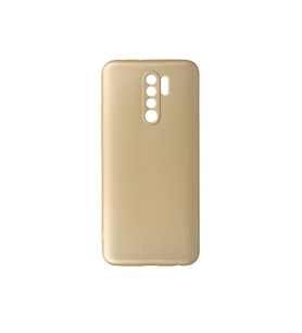 Xiaomi Redmi 9 Premium Silikon Kılıf Gold