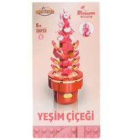 Dostoys Yapı Taşı Serisi Çiçek Yapım Seti Yeşim Çiçeği 200 Parça