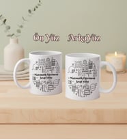 Kişiye Özel Matematik Öğretmeni Kupa Bardak