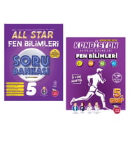 Newton Yayınları 5.sınıf All Star Fen Bilimleri Soru Bankası + Fen Bilimleri Kondisyon Deeneme 37 Ha