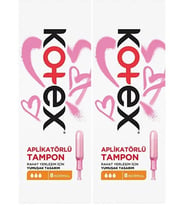 Kotex Aplikatörlü Tampon Normal 16 Lı Set (2PK*8)