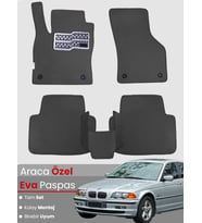 BMW 3 SERİSİ E46 (1997-2006) Uyumlu EVA Paspas Tam Set–Araca Özel,Su Geçirmez,Kolay Montaj