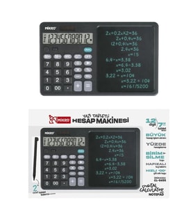 MİKRO CL-8455 2 TABLET KALEMLİ YAZI 7 INCH TABLETLİ HESAP MAKİNESİ SİYAH
