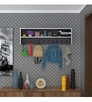 Kenzlife elbise askılığı askılık zeytuni gri 35*120*20 siyah 10 adet askı portmanto raflı (Karışık)