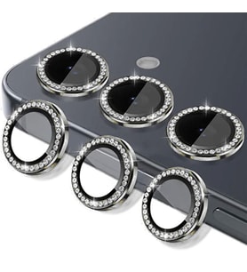 Galaxy S26 Plus Uyumlu Taşlı Lens Koruyucu (Temperli Cam Kamera Koruyucu)