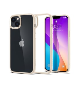Spigen iPhone 14 Plus ile Uyumlu Kılıf Crystal Hybrid Sand Beige (Bej)