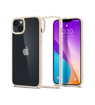 Spigen iPhone 14 Plus ile Uyumlu Kılıf Crystal Hybrid Sand Beige (Bej)