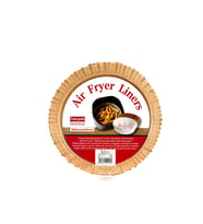 50PCS YUVARLAK TABAN: 16CM - KENAR: 4.5CM AİR FRYER PİŞİRME KALIP KAĞIT
