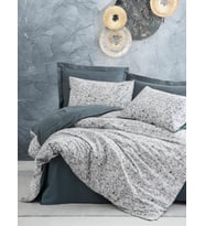 Cotton Box Minimal Çift Kişilik Nevresim Takımı Molly Antrasit