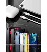 Iphone Uyumlu İos Uyumlu Lightning Hızlı Şarj Tye C Lightning Şarj Kablosu