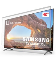 SAMSUNG 40HU6900 TV EKRAN KORUYUCU - Samsung 40" inç Tv Ekran Koruyucu Şeffaf Paneli
