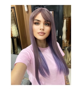 Perçemli Düz Peruk Model Doğa-19