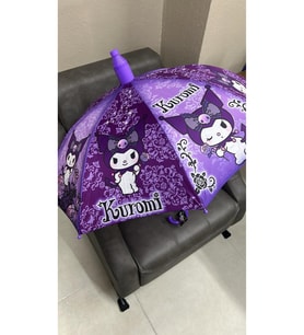 Kuromi Lisanslı Koruma Kılıflı Çocuk Şemsiye
