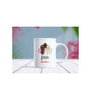 Friends Forever Tasarımlı Özelleştirilebilir Kupa Bardak (Beyaz)