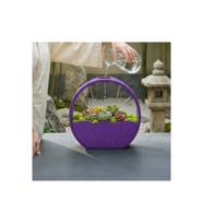 Alvera Self-Watering Planter – 3D Baskı Kendi Kendini Sulayan Saksı-Mor
