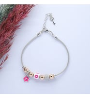Yıldız (Star) Figürlü 925 Ayar Gümüş Charm Bileklik
