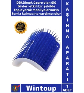 #KediKaşıyıcı Duvar Köşe Masaj Fırçası Tüy Toplayıcı Yumuşak Dokulu Rahatlatıcı Kedi Kaşınma Aparatı