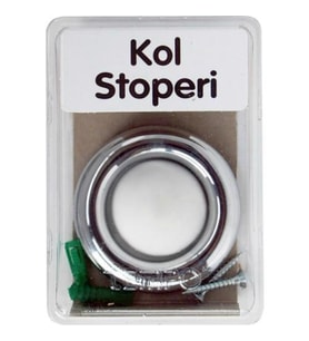 Gürçay Kapı Kol Stoperi Parlak Krom (Gümüş)