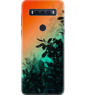 TCL 10 SE Kılıf Silikon Desen Güzel Çiçekler 1712