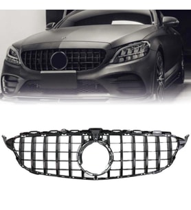 C Serisi W205 GTR Ön Panjur Piano Siyah Kameralı 2018 Sonrası