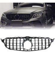 C Serisi W205 GTR Ön Panjur Piano Siyah Kameralı 2018 Sonrası