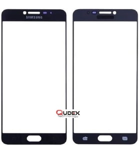 Samsung C8 C7100 Dokunmatik Okalı Ön Cam Lens Orjinal Kalite (Siyah)