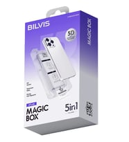 Newface Apple iPhone 13 Pro Max Bilvis 5in1 3D Magic Cam Ekran Koruyucu - Siyah