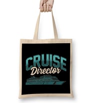 Cruise Director Awesome Cruising Vacation Boating Bez Çanta Uzun Saplı
