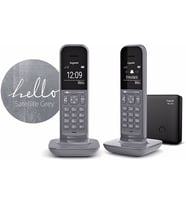 Gigaset CL390 Duo 2 Ahizeli Telsiz Telefon Satellite Grey (Siyah-Gri)
