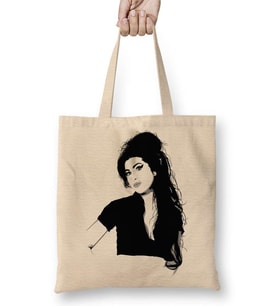 Amy Winehouse 02 Bez Çanta Uzun Saplı