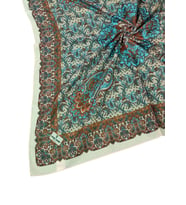 Mim Eşarp Prime Pamuk Etnik Desenli Eşarp 90x90 cm (Bej)