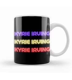 Kyrie Irving   Basketball gifts Vintage Retro Rainbow Quotes For BOYS AND Dad Kupa Bardak Porselen