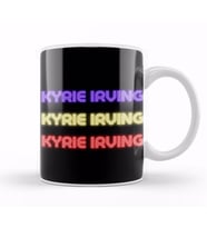 Kyrie Irving   Basketball gifts Vintage Retro Rainbow Quotes For BOYS AND Dad Kupa Bardak Porselen