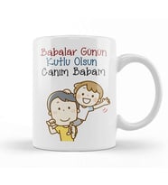 Babalar Günü Babaya Hediye 004 Kupa Bardak Porselen