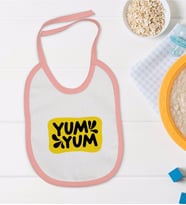 BK Kids Pembe Bebek Mama Önlüğü - Model 165