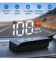 ALLY M3 HUD OBD2 Head-Up Display Dijital Hız Göstergesi E-OBD ve GPS Destekli OBD - SSSSSS5742-1