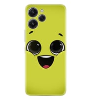 Xiaomi Redmi 12 128 GB 4 GB Ram Kılıf Desenli Silikon Platinium White Green 1833