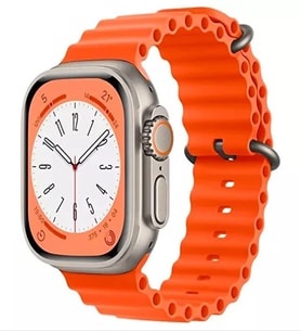 (Turuncu) GS8+ Watch 8 Ultra 49mm Türkçe Akıllı Saat