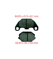 KYMCO ÖN FREN DİSK BALATASI FA305 3369 SYM JOYRİDE EVO 125-200