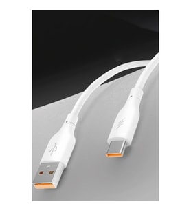 Dc64 Usb To Lightning 1m 3.0a Hızlı Şarj Kablo - Beyaz
