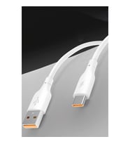 Dc64 Usb To Lightning 1m 3.0a Hızlı Şarj Kablo - Beyaz