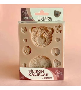 Smarta Silikon Kalıp Ayıcık - Teddy Bear SK1013016 