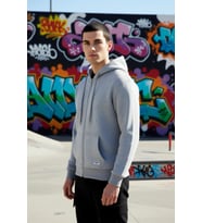 Erkek Kapüşonlu Standart Kol Fermuarlı Regular Fit Sweatshirt Fonksiyonel Dayanıklı Modern