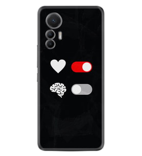 Xiaomi 12 Lite Kılıf Silikon Desen Özel Seri Love Brain 1722