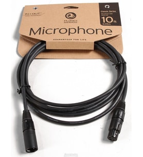 Planet Waves PWCMIC10 Mikrofon Kablo Cls Xlr Ml To Xlr Fm (3 Metre)  Korozyona Dayanıklı - Saf Sinyal - Esnek