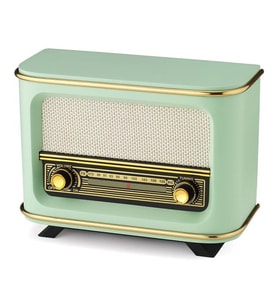 BLUETOOTH, USB, FM RADYO ÖZELLİKLİ NOSTALJİK RADYO + ŞARJLI PİL+ ADAPTÖR