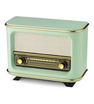 BLUETOOTH, USB, FM RADYO ÖZELLİKLİ NOSTALJİK RADYO + ŞARJLI PİL+ ADAPTÖR